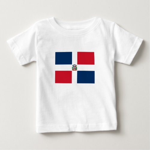 Dominican Republic Flag Baby T_Shirt