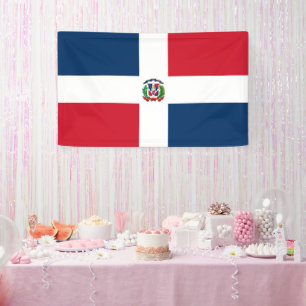 Dominican Republic flag Banner
