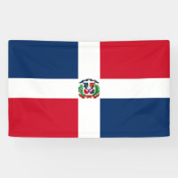Dominican Republic flag Banner
