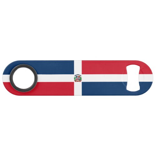 Dominican Republic Flag Bar Key