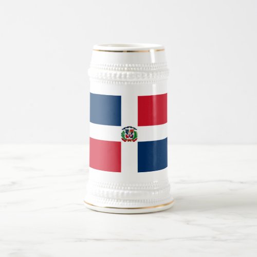 Dominican Republic Flag Beer Stein