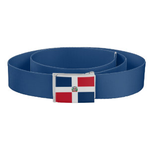 Dominican Republic flag Belt