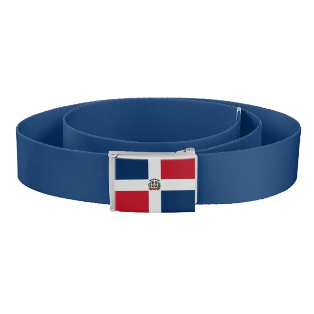 Dominican Republic flag Belt (Coil)