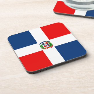 Dominican Republic Flag  Beverage Coaster