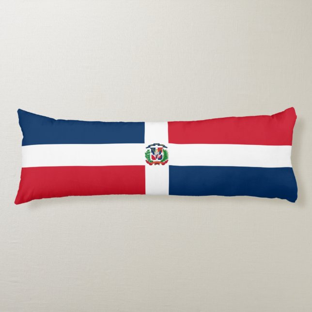 Dominican Republic Flag Body Pillow (Front)