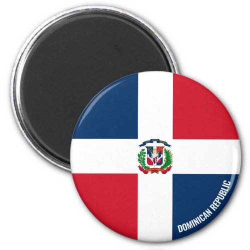 Dominican Republic Flag Charming Patriotic Magnet