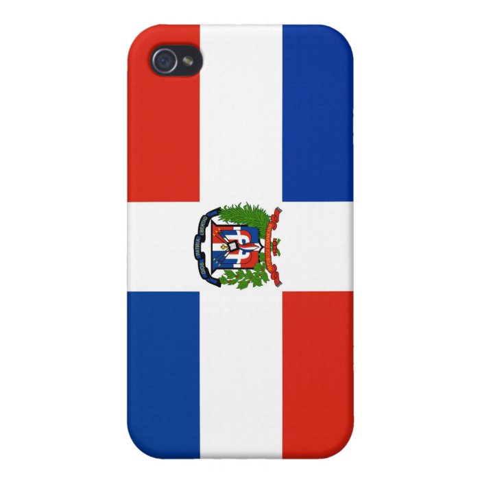 Dominican Republic Flag Covers For iPhone 4