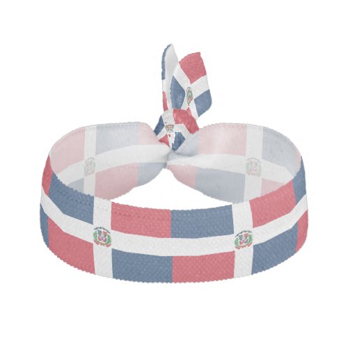 Dominican Republic Flag Elastic Hair Tie