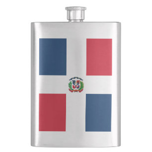 Dominican Republic flag Flask