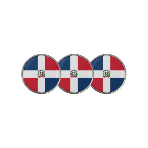 Dominican Republic flag Golf Ball Marker