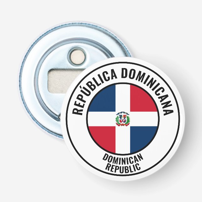Dominican Republic Flag Gorgeous Patriotic Bottle Opener (Front)
