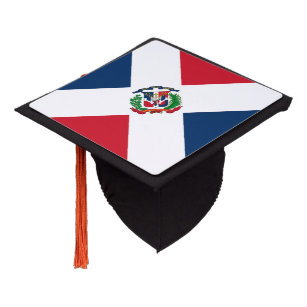Dominican Republic Flag Graduation Cap Topper