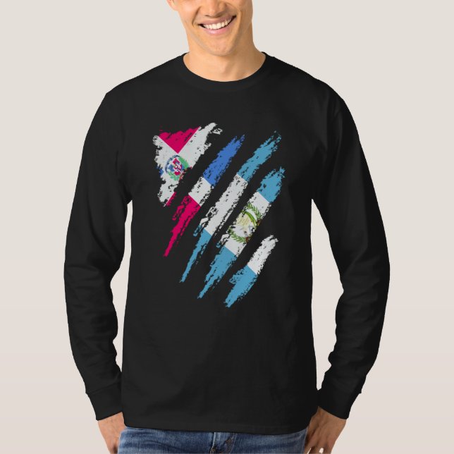 Dominican Republic Flag Guatemala Grown Country St T-Shirt (Front)