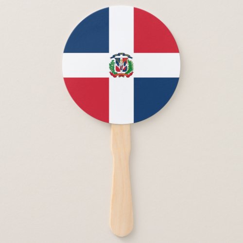 Dominican Republic Flag Hand Fan