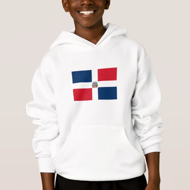 Dominican Republic Flag Hoodie (Front)