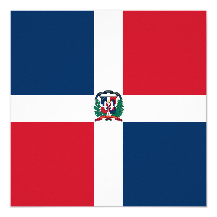 Dominican Republic Flag Invitation