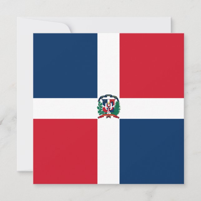 Dominican Republic Flag Invitation (Front)