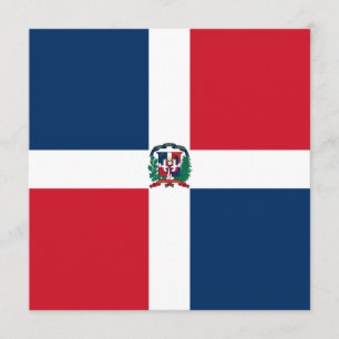 Dominican Republic Flag Invitation