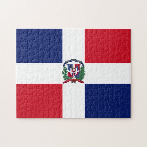 Dominican Republic Flag Jigsaw Puzzle