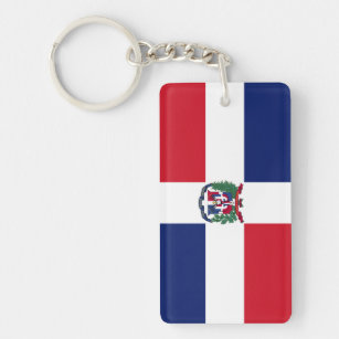 Accessoires Sleutelhangers & Keycords Sleutelhangers Dominican Special Personalized Dominican Republic Country flag keychain 