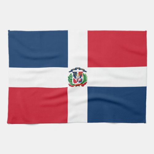 Dominican Republic Flag Kitchen Towel