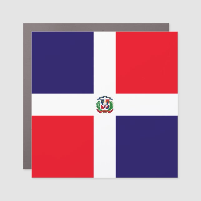 Dominican Republic Flag Magnet (Front)