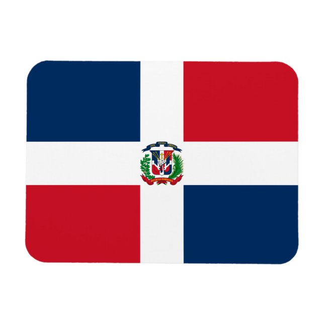 Dominican Republic Flag Magnet (Horizontal)