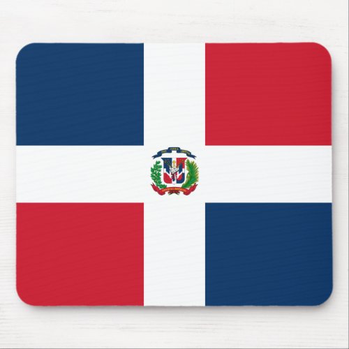 Dominican Republic Flag Mouse Pad