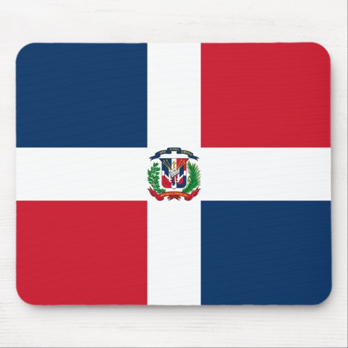 Dominican Republic Flag Mouse Pad