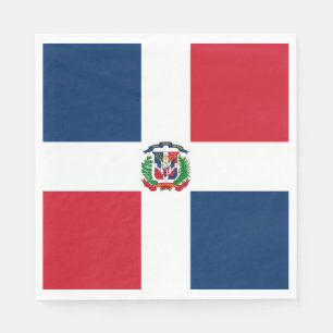 Dominican Republic Flag Napkins