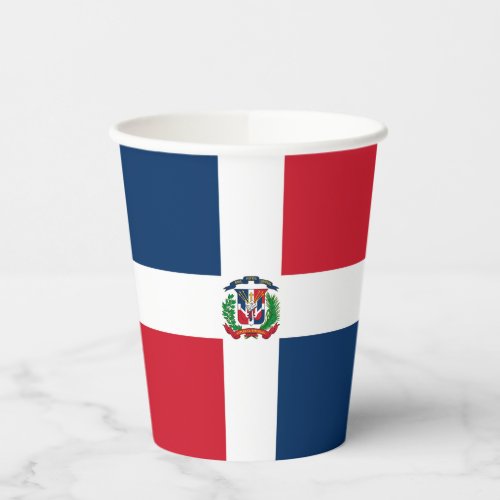 Dominican Republic Flag Paper Cups