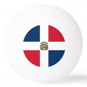 Dominican Republic Flag Ping Pong Ball