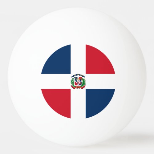 Dominican Republic Flag Ping Pong Ball