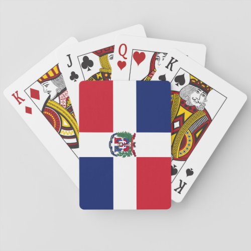 Dominican Republic Flag Playing Cards