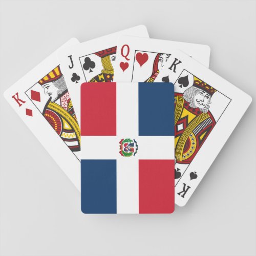 Dominican Republic Flag Poker Cards