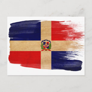Dominican Republic Flag Postcards