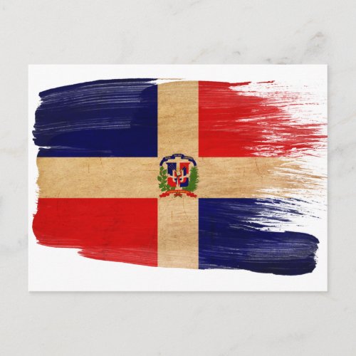 Dominican Republic Flag Postcards