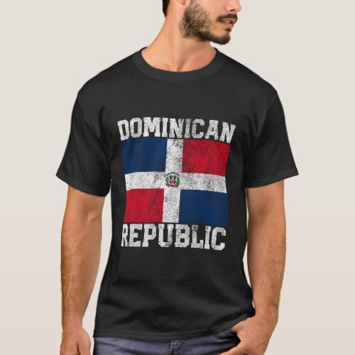 Dominican Republic Flag Pride Roots Country Family T_Shirt