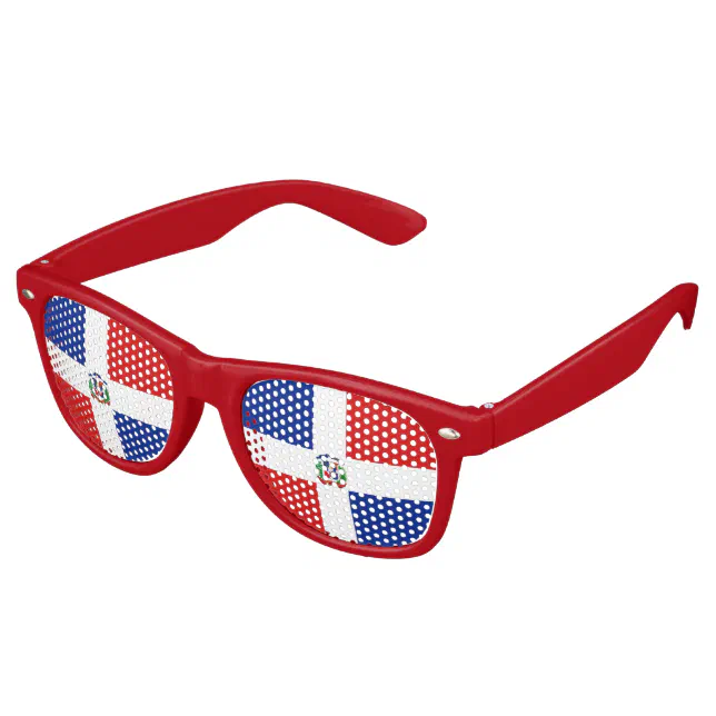 Dominican Republic Flag Retro Sunglasses Zazzle