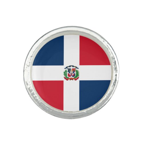 Dominican Republic Flag Ring