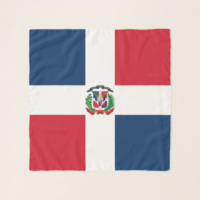 Dominican Republic Flag Scarf (Front)