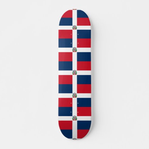 Dominican Republic flag skateboard