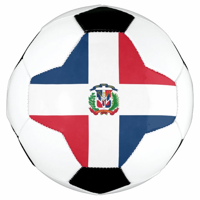 Dominican Republic Flag Soccer Ball (Front)
