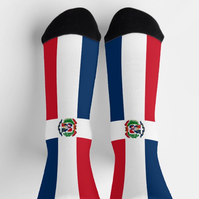 Dominican Republic Flag Socks (Top)