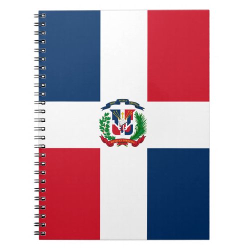 Dominican Republic flag Spiral Photo Notebook