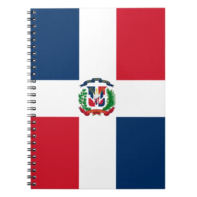 Dominican Republic flag Spiral Photo Notebook (Front)