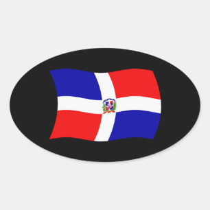 Dominican Republic Flag Sticker
