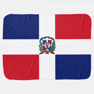 Dominican Republic Flag Swaddle Blanket