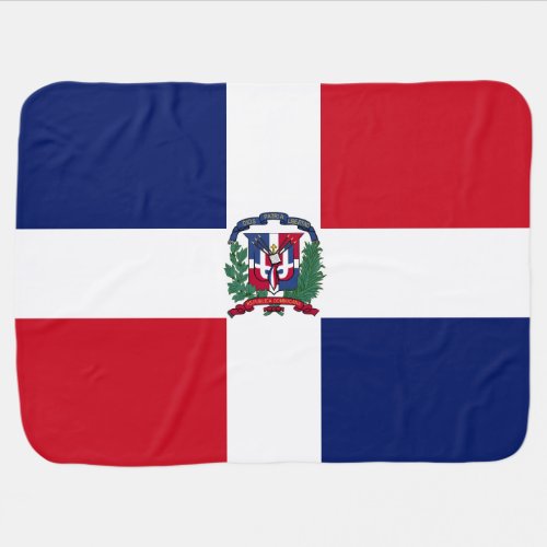 Dominican Republic Flag Swaddle Blanket