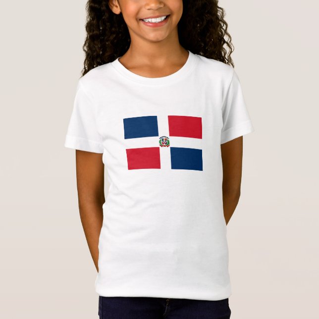 Dominican Republic Flag T-Shirt (Front)
